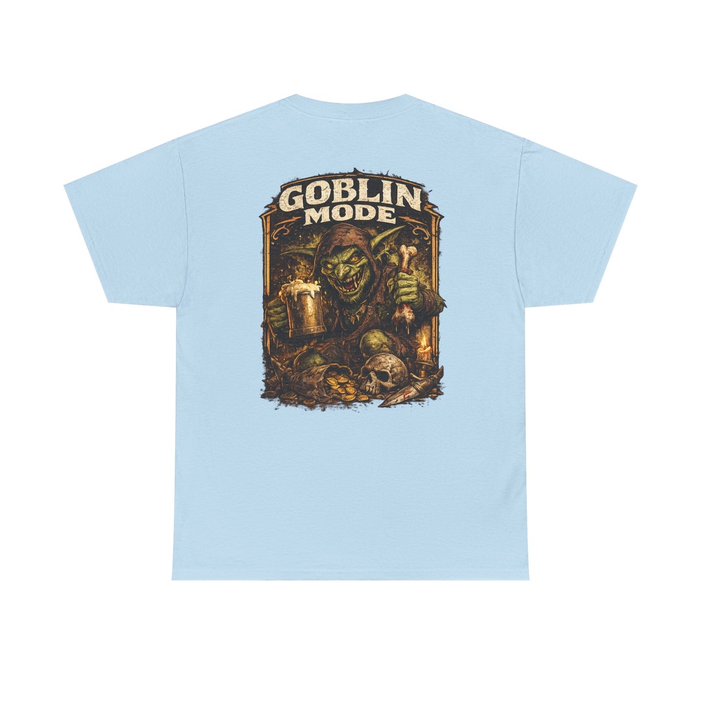 Goblin Mode Tee — Fantasy Goblin Skull Graphic T-Shirt