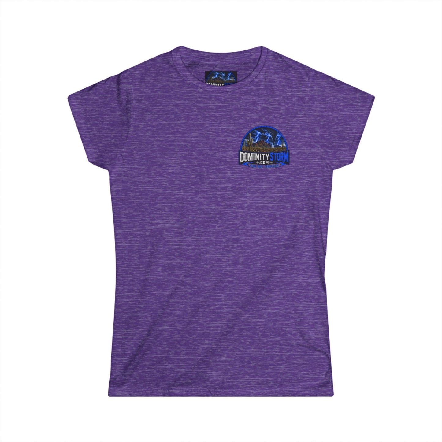 A DominityStorm Lightning Logo Tee — Women's Graphic T‑Shirt