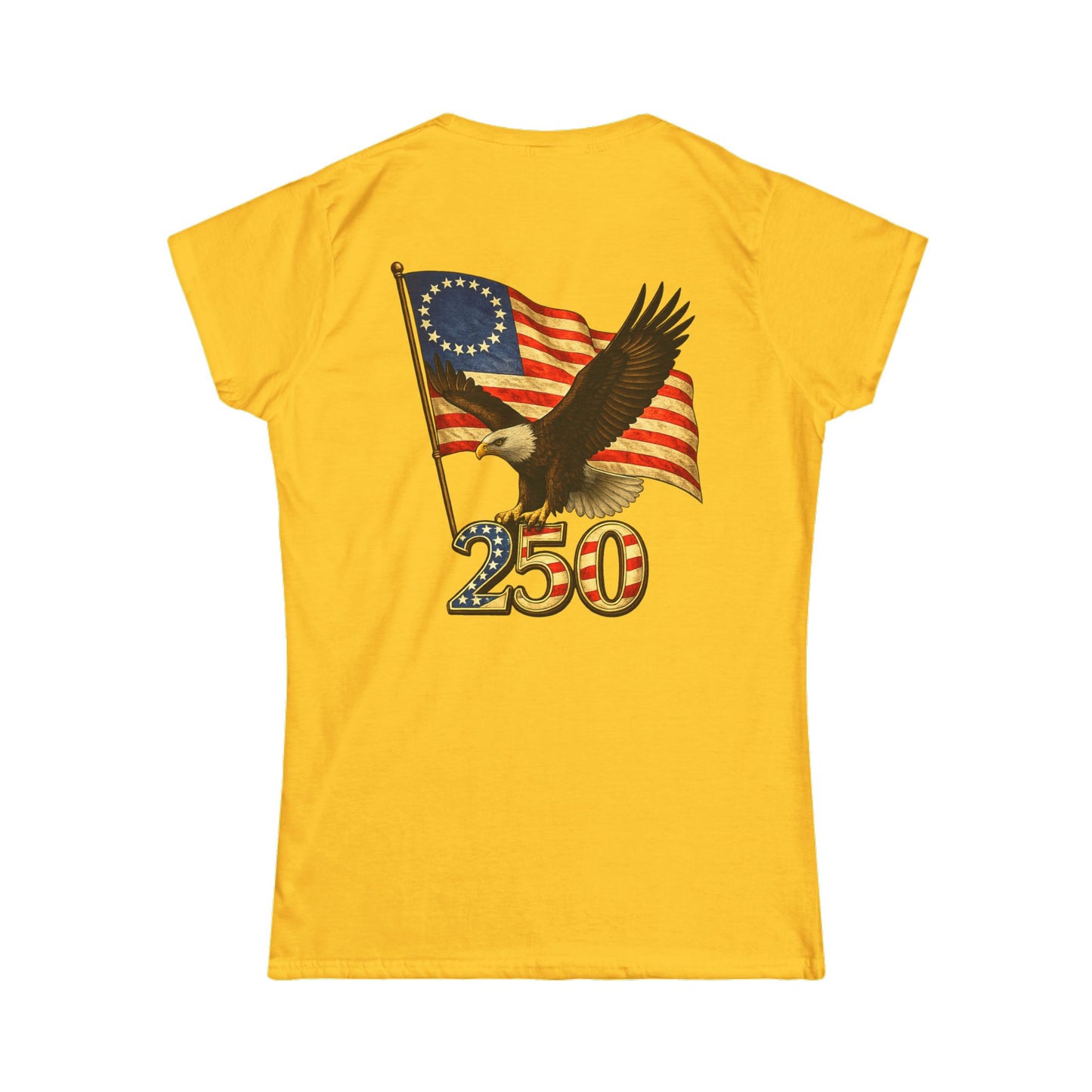 Graphic Patriotic Eagle Tee — 250th USA Flag Anniversary Women's T‑Shirt