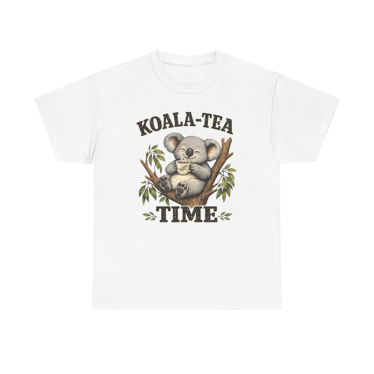 Koala-Tea Time T-Shirt — Cute Koala Tea Lovers Graphic Tee
