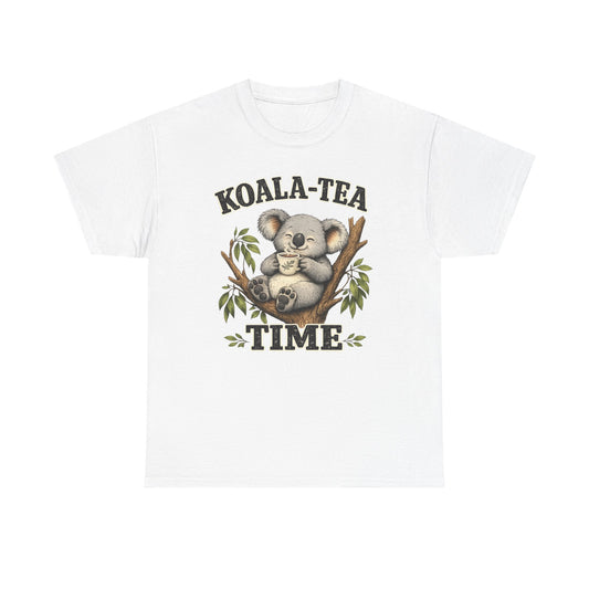 Koala-Tea Time T-Shirt — Cute Koala Tea Lovers Graphic Tee