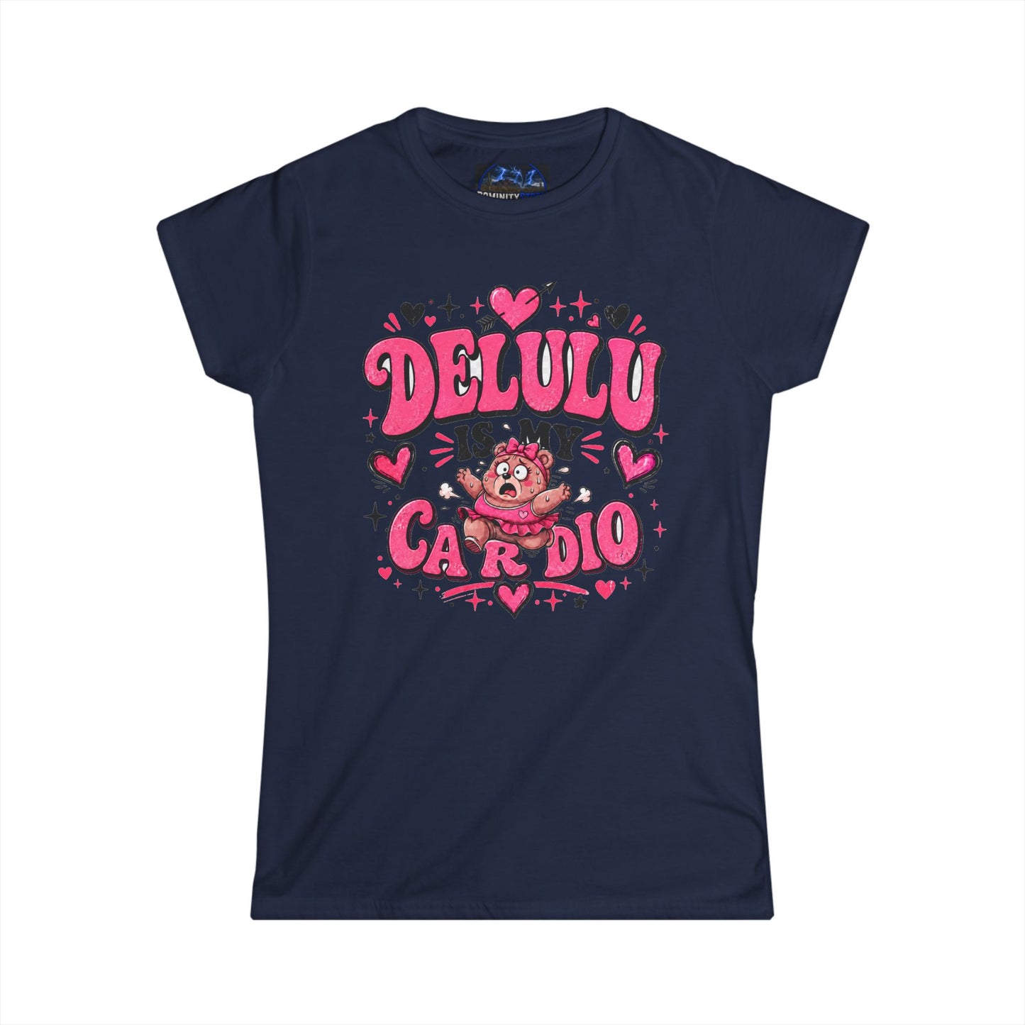 Graphic Women's Delulu Is My Cardio Soft Style Tee