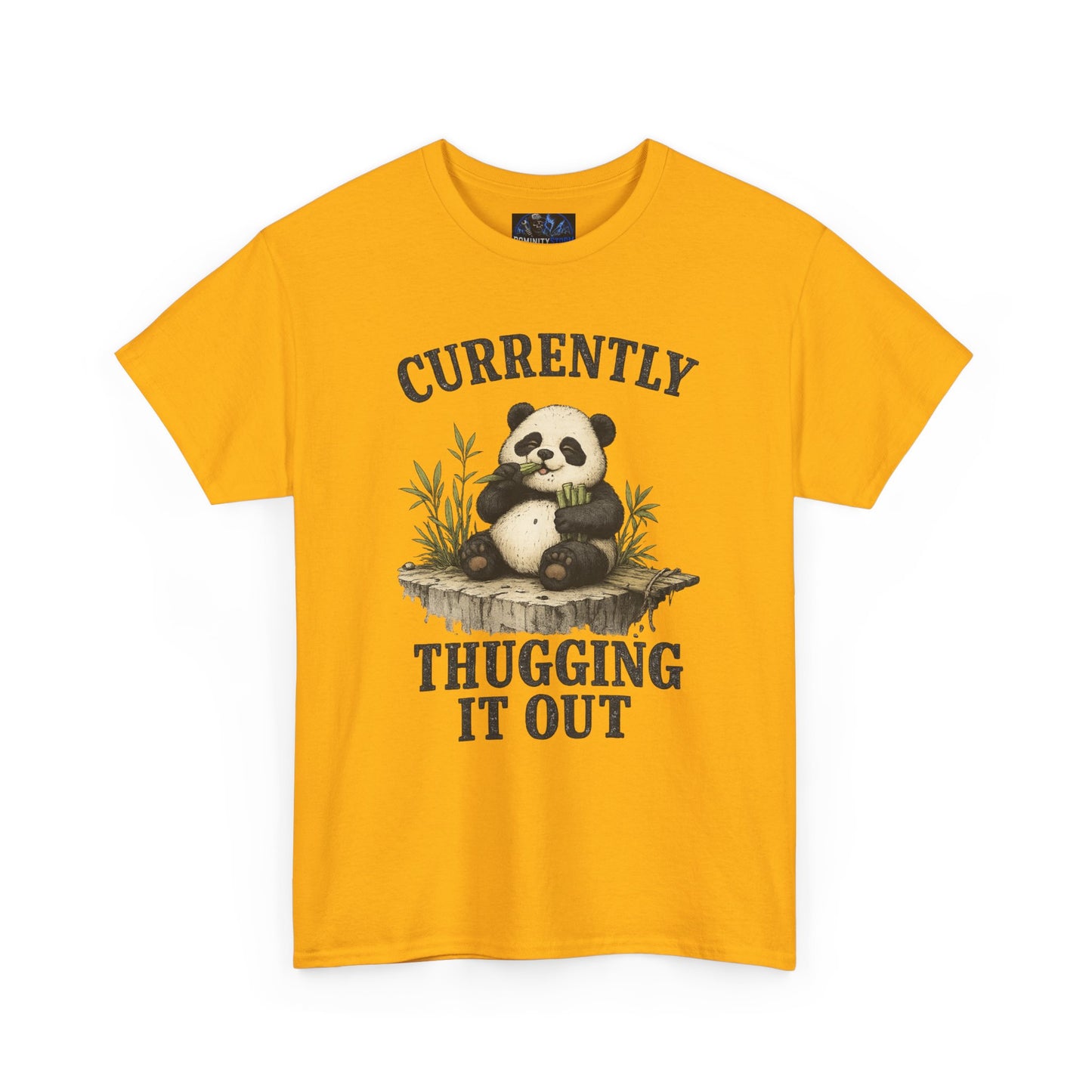 Panda "Currently Thugging It Out" T-Shirt