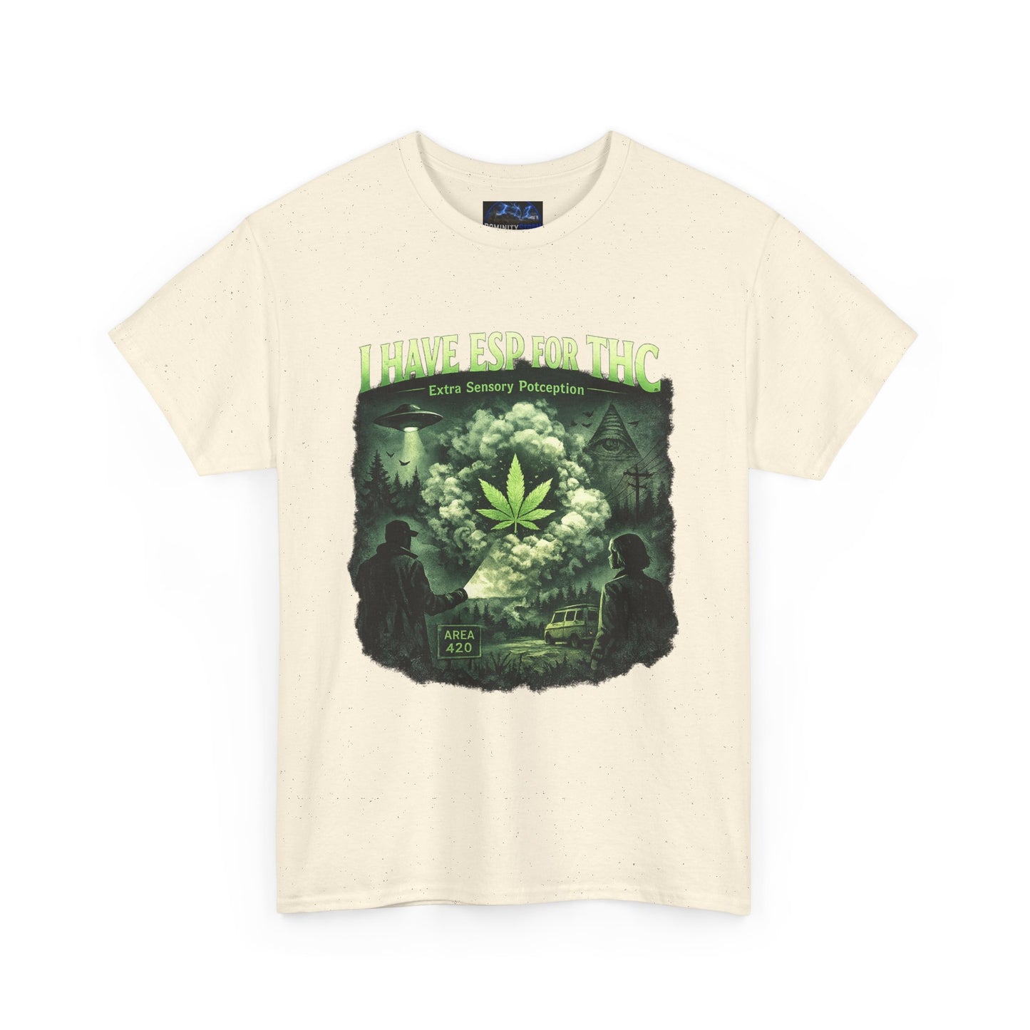 Cannabis Vintage Graphic Tee – "I Have Nothing" Green Leaf Retro Shirt