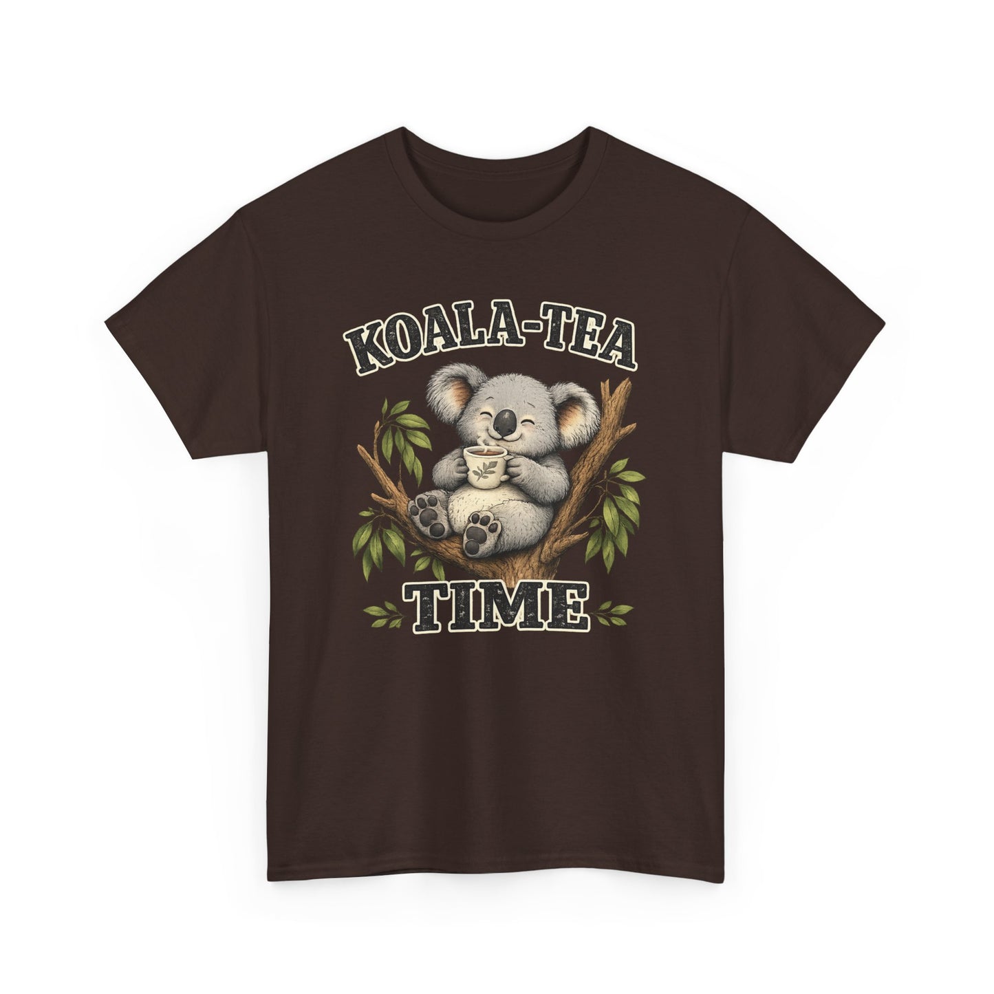 Koala-Tea Time T-Shirt — Cute Koala Tea Lovers Graphic Tee