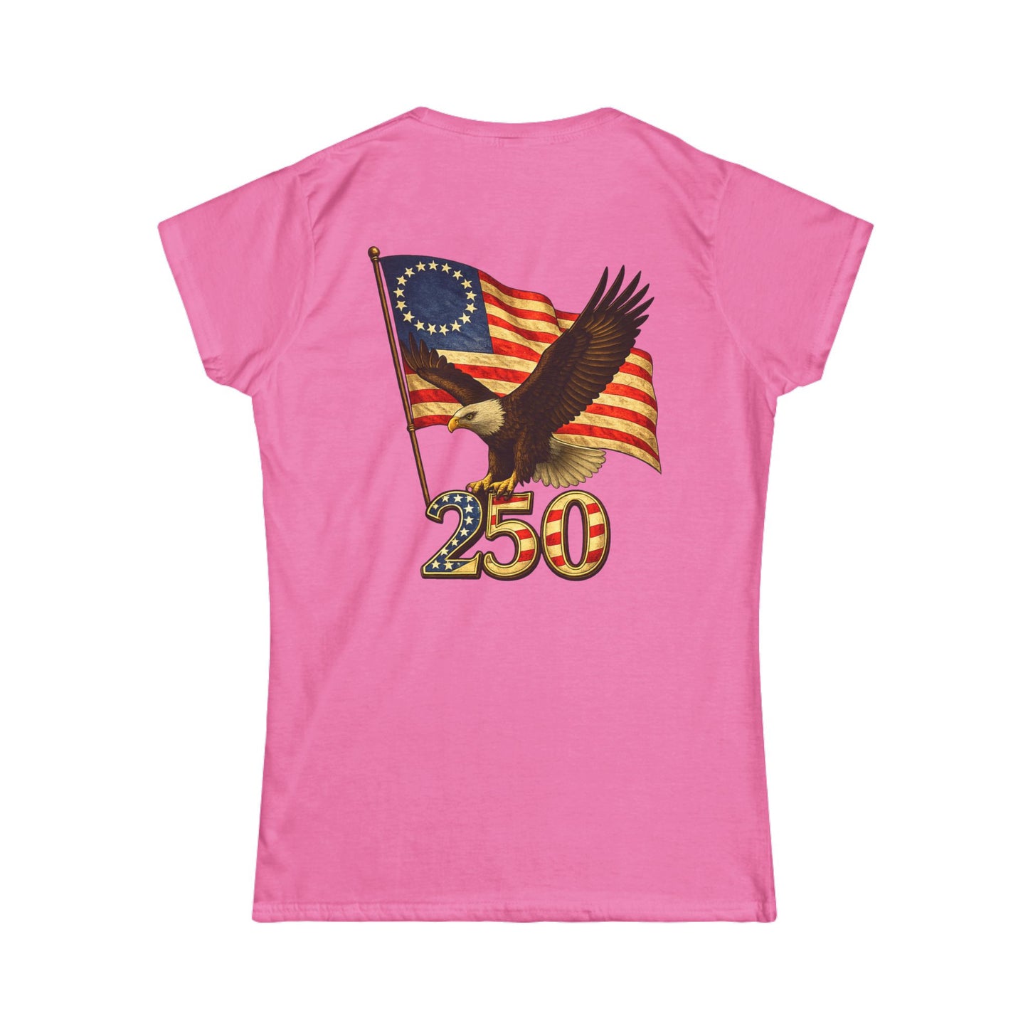 Graphic Patriotic Eagle Tee — 250th USA Flag Anniversary Women's T‑Shirt