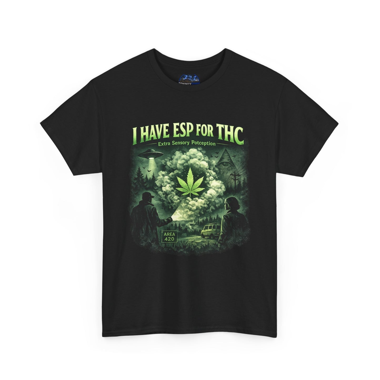 Cannabis Vintage Graphic Tee – "I Have Nothing" Green Leaf Retro Shirt
