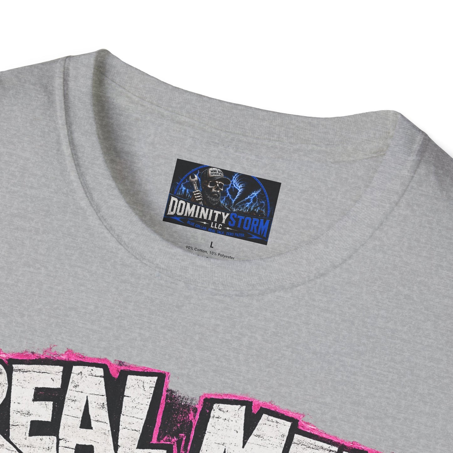 Real Men Eat Pink T-Shirt — Funny Bold Graphic Tee for Pride & Breast Cancer Awareness
