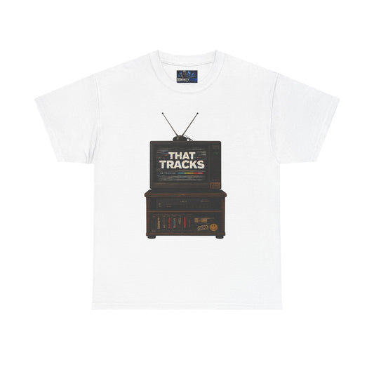 Vintage TV "That Tracks" Graphic Tee - Retro Music Lover T-Shirt