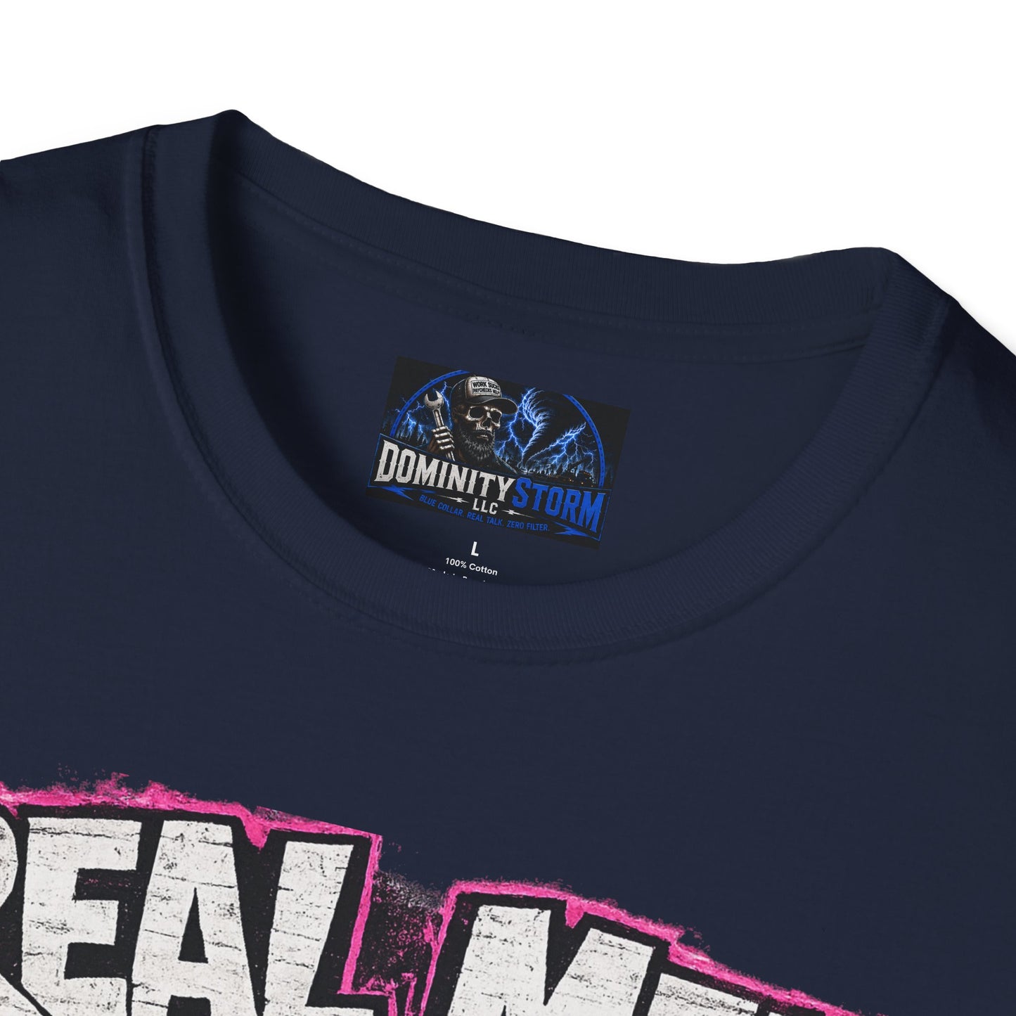 Real Men Eat Pink T-Shirt — Funny Bold Graphic Tee for Pride & Breast Cancer Awareness