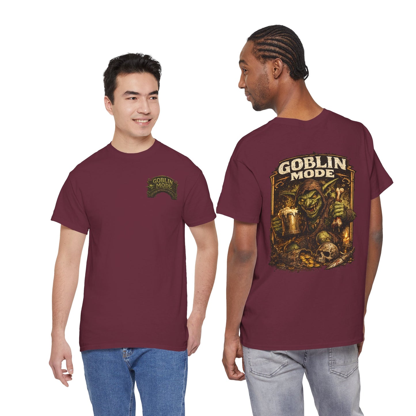 Goblin Mode Tee — Fantasy Goblin Skull Graphic T-Shirt
