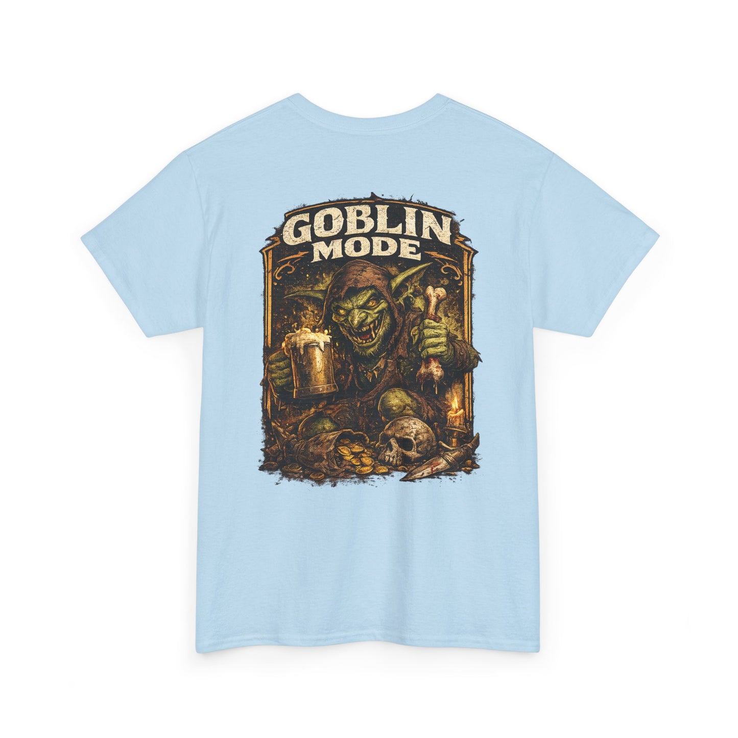 Goblin Mode Tee — Fantasy Goblin Skull Graphic T-Shirt