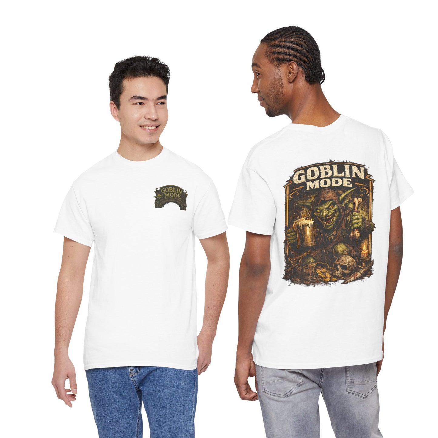 Goblin Mode Tee — Fantasy Goblin Skull Graphic T-Shirt