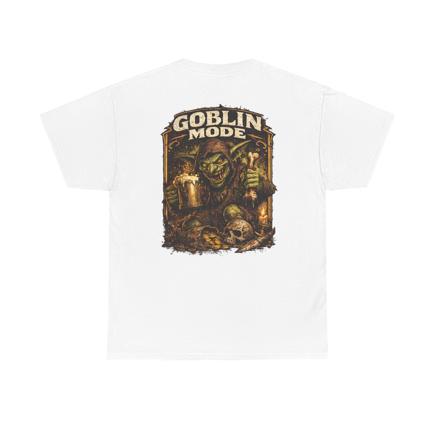 Goblin Mode Tee — Fantasy Goblin Skull Graphic T-Shirt