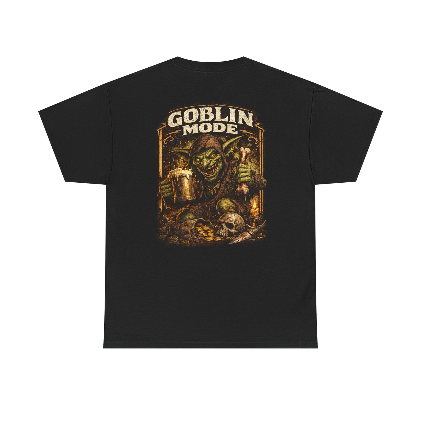 Goblin Mode Tee — Fantasy Goblin Skull Graphic T-Shirt