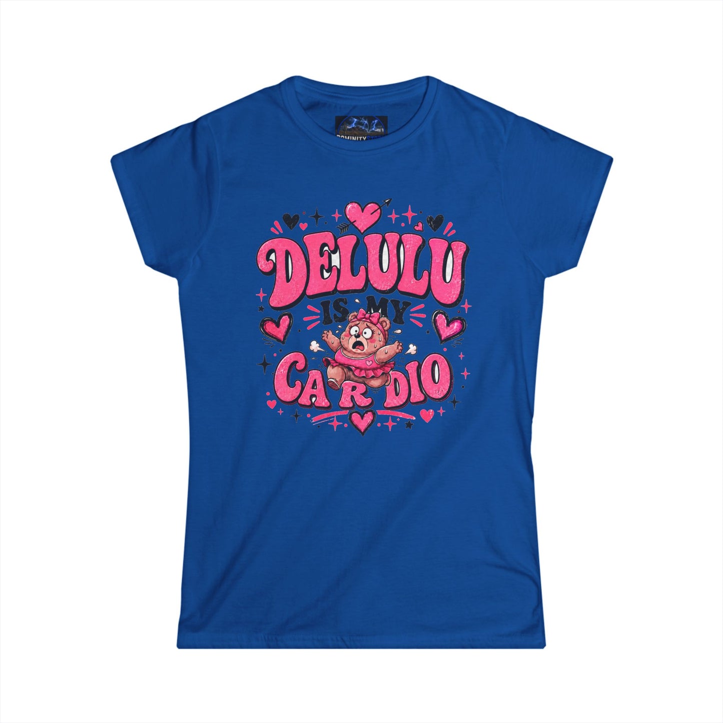 Graphic Women's Delulu Is My Cardio Soft Style Tee