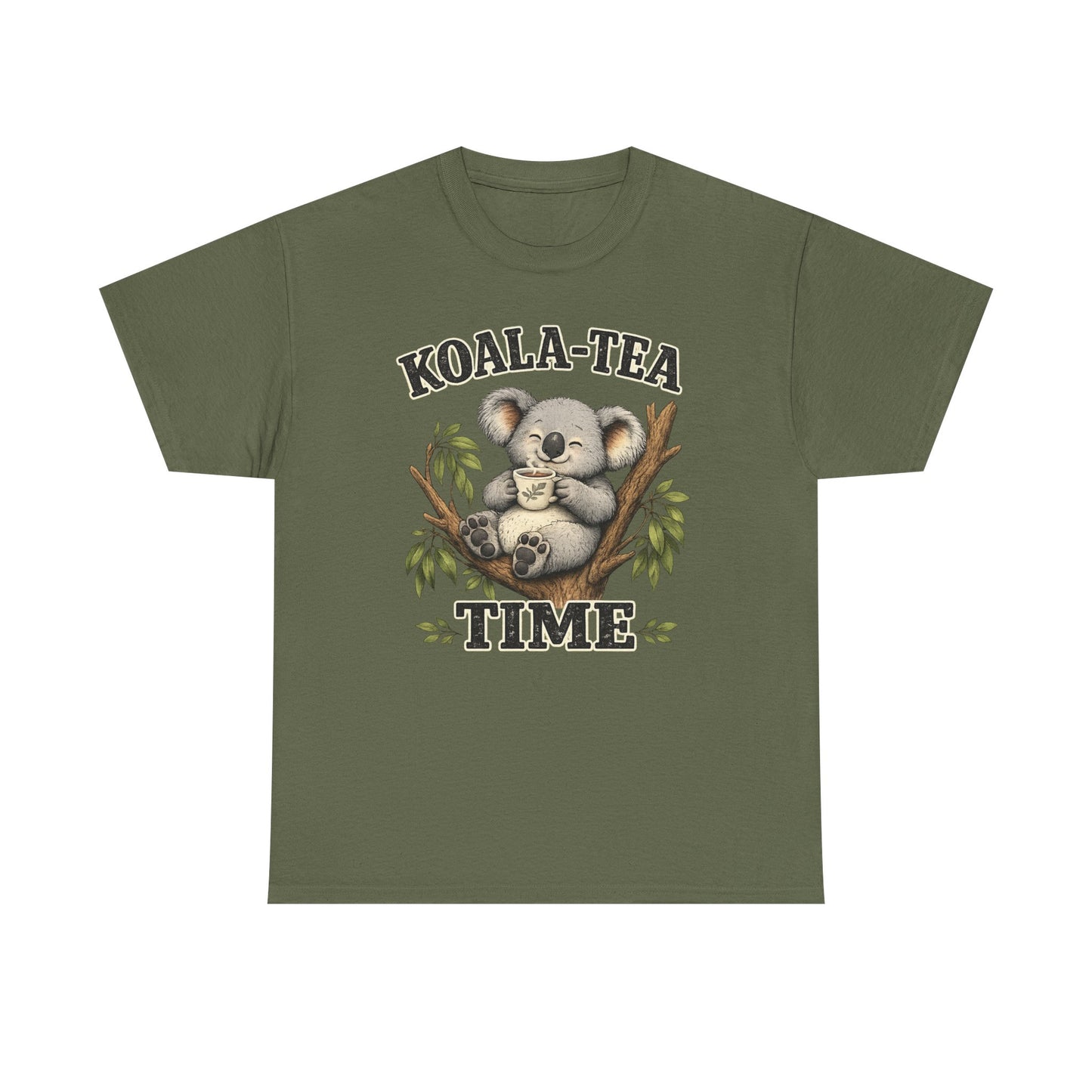 Koala-Tea Time T-Shirt — Cute Koala Tea Lovers Graphic Tee