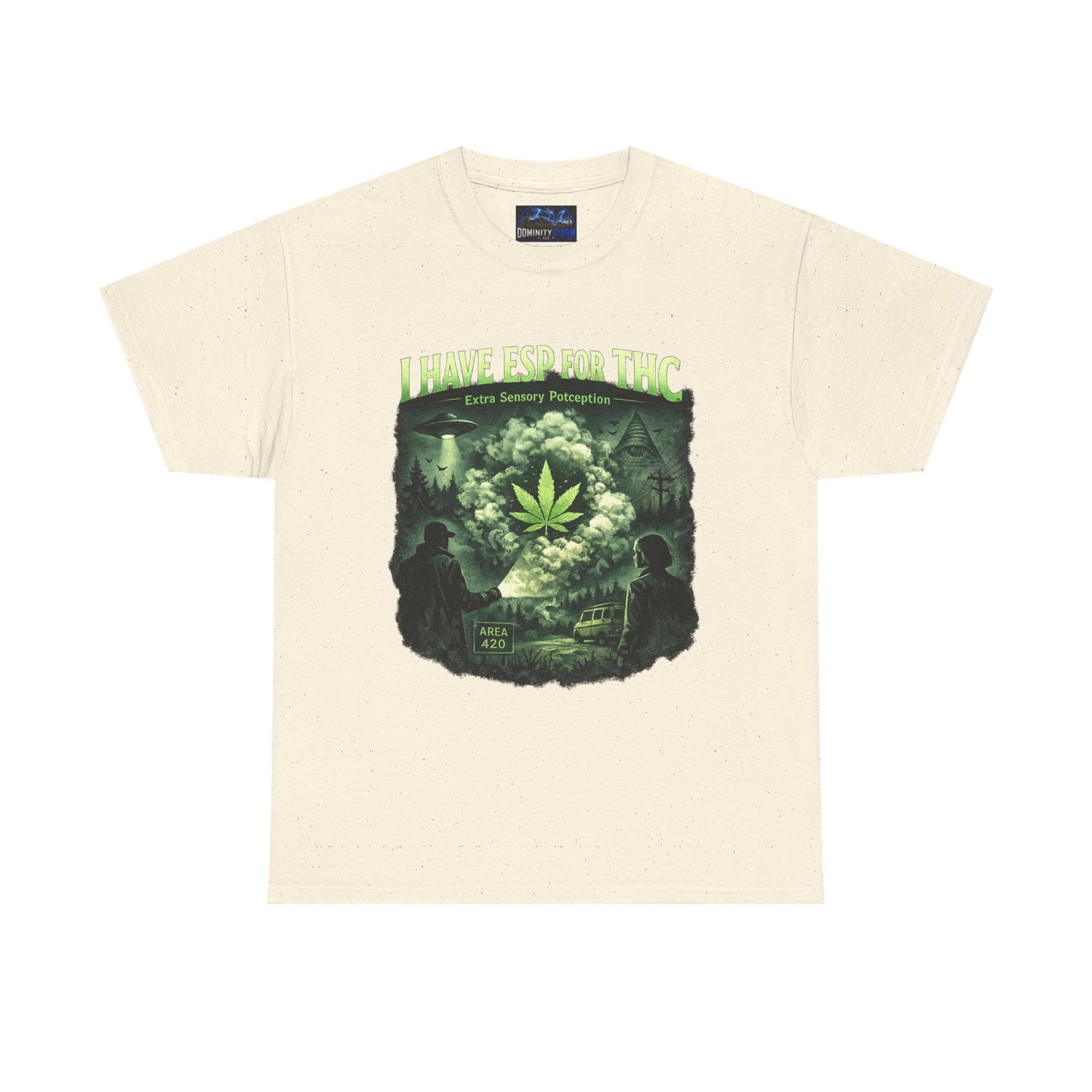 Cannabis Vintage Graphic Tee – "I Have Nothing" Green Leaf Retro Shirt