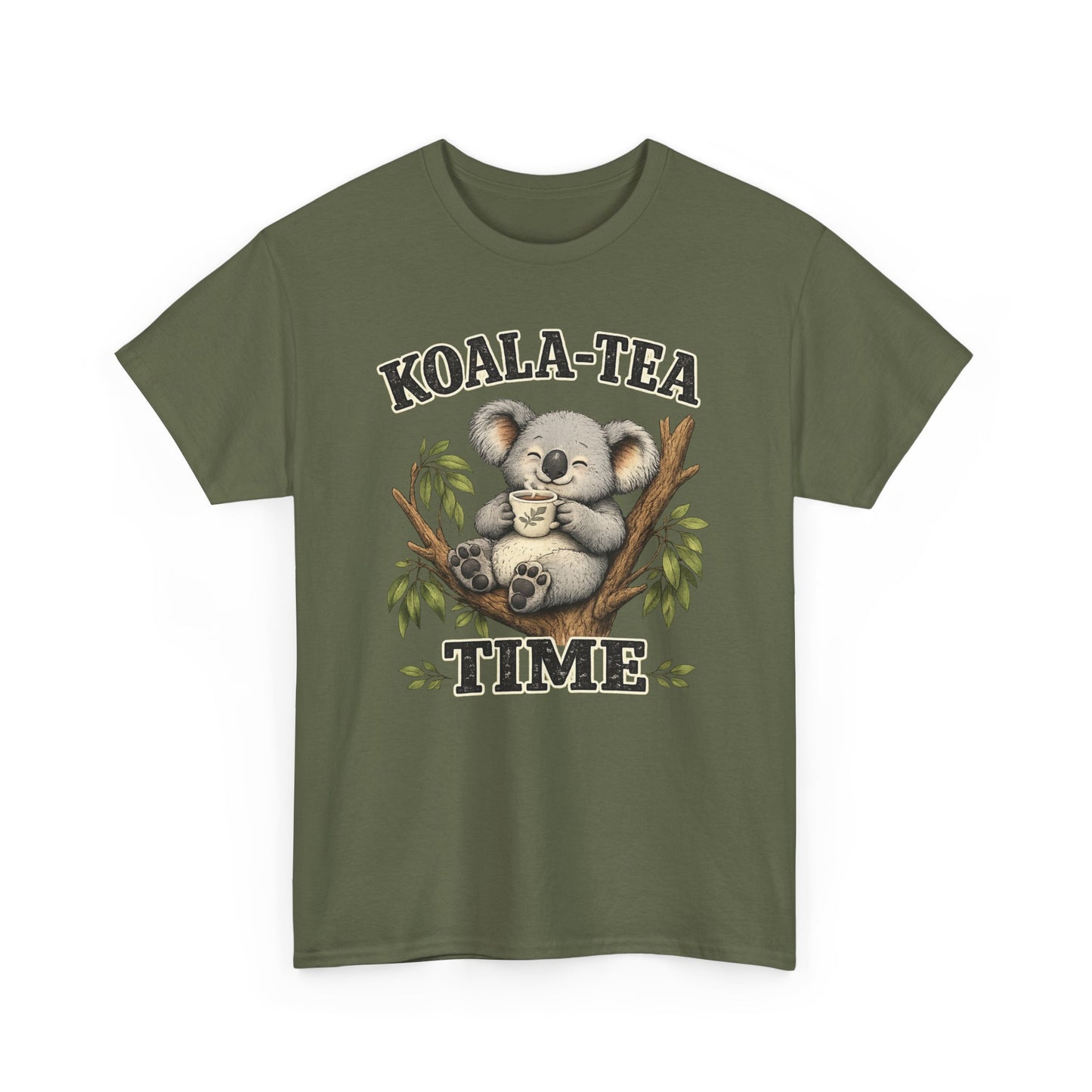 Koala-Tea Time T-Shirt — Cute Koala Tea Lovers Graphic Tee
