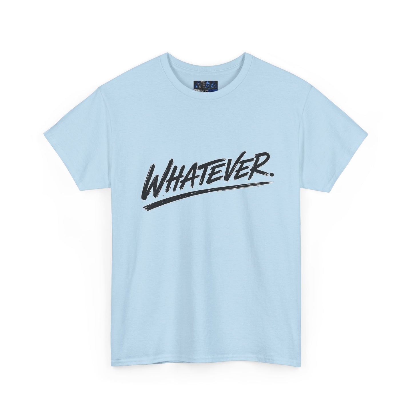 Whatever Graphic Tee — Casual Script Attitude T-Shirt