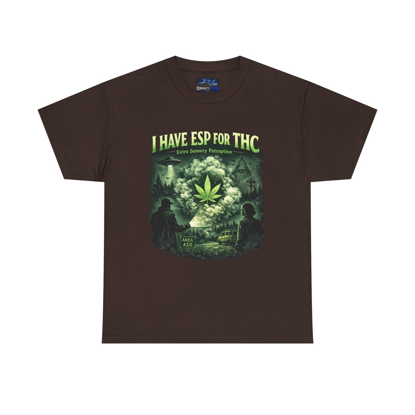 Cannabis Vintage Graphic Tee – "I Have Nothing" Green Leaf Retro Shirt