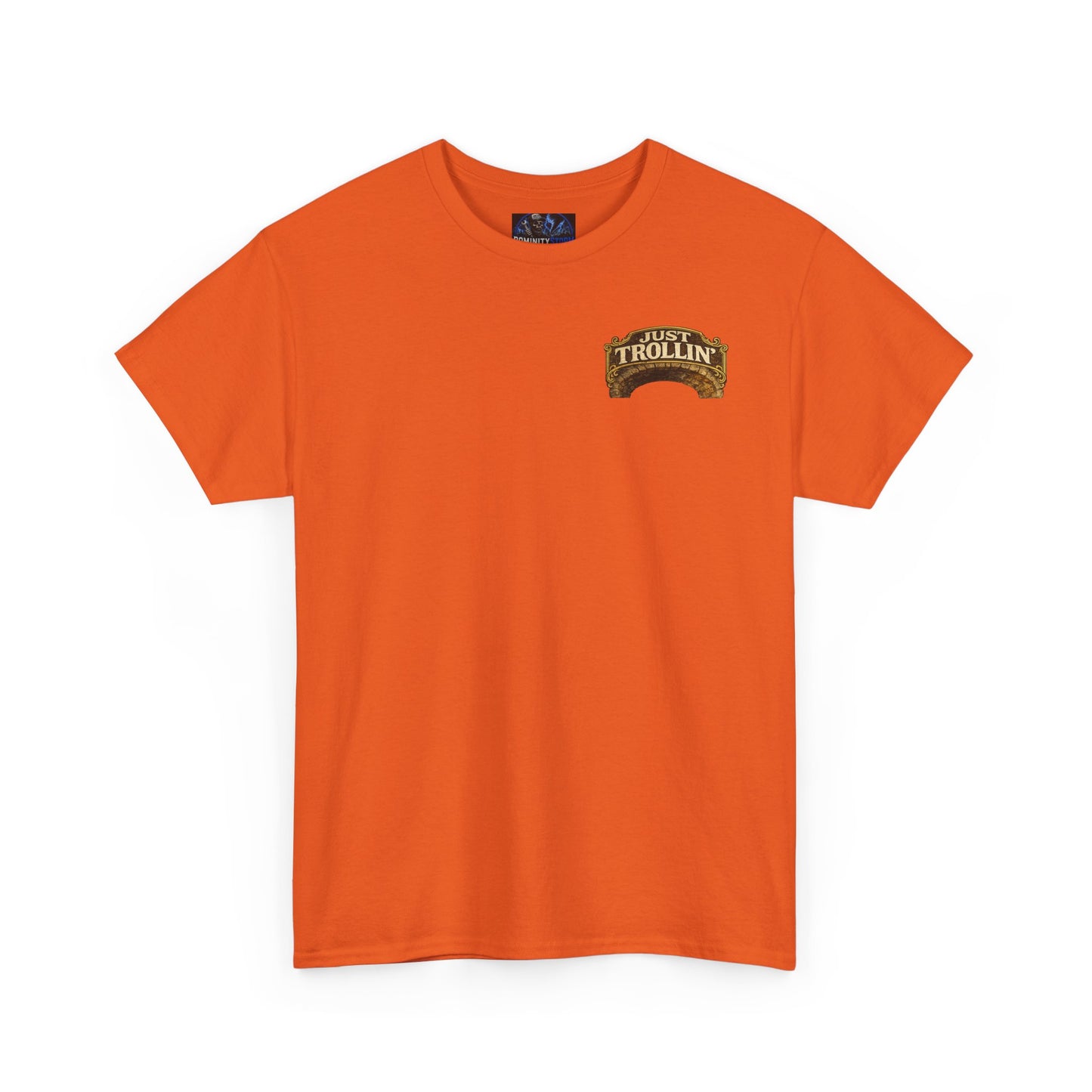 T-Shirt — "Just Trollin'" Vintage Fantasy Troll Graphic Tee