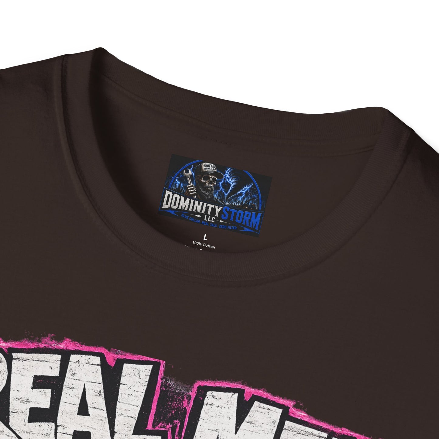 Real Men Eat Pink T-Shirt — Funny Bold Graphic Tee for Pride & Breast Cancer Awareness