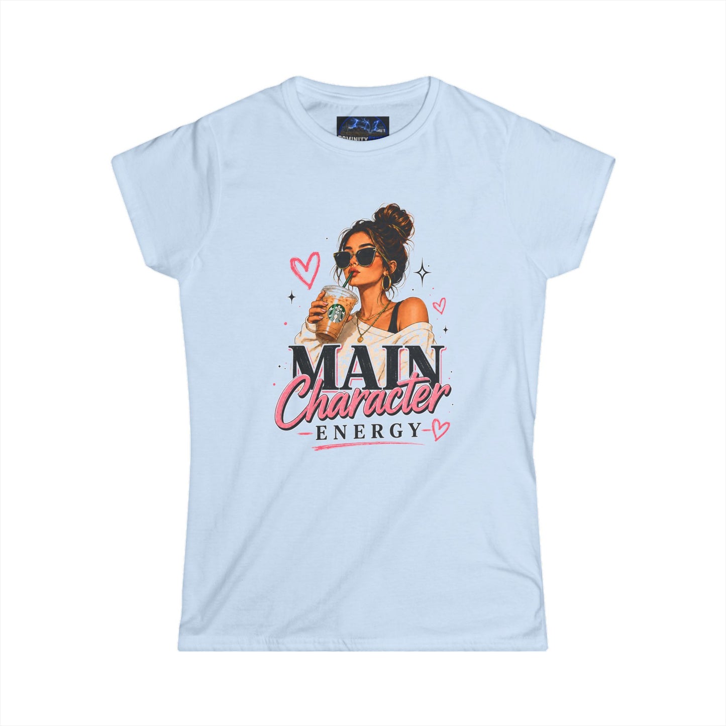 Graphic Main Character Energy Tee — Women's T-Shirt