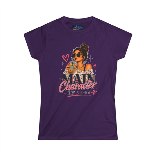 Graphic Main Character Energy Tee — Women's T-Shirt