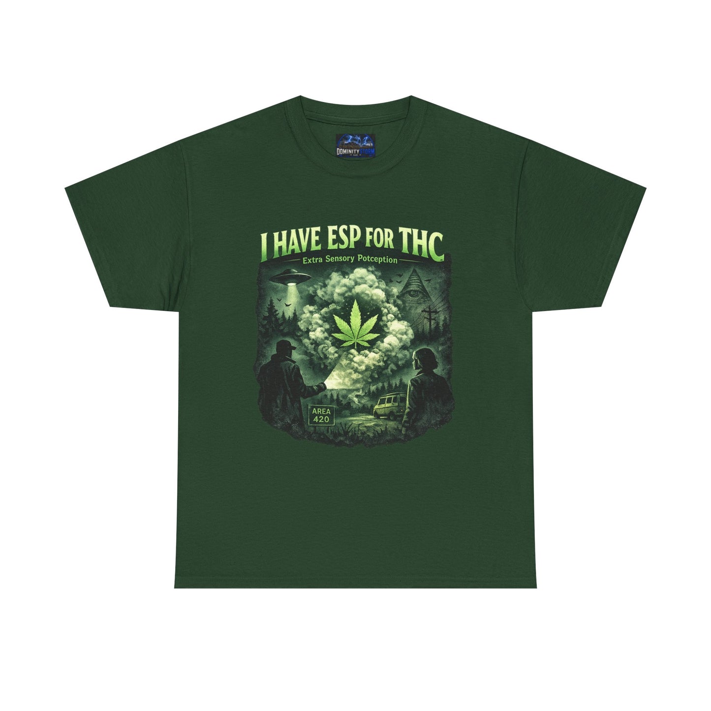 Cannabis Vintage Graphic Tee – "I Have Nothing" Green Leaf Retro Shirt
