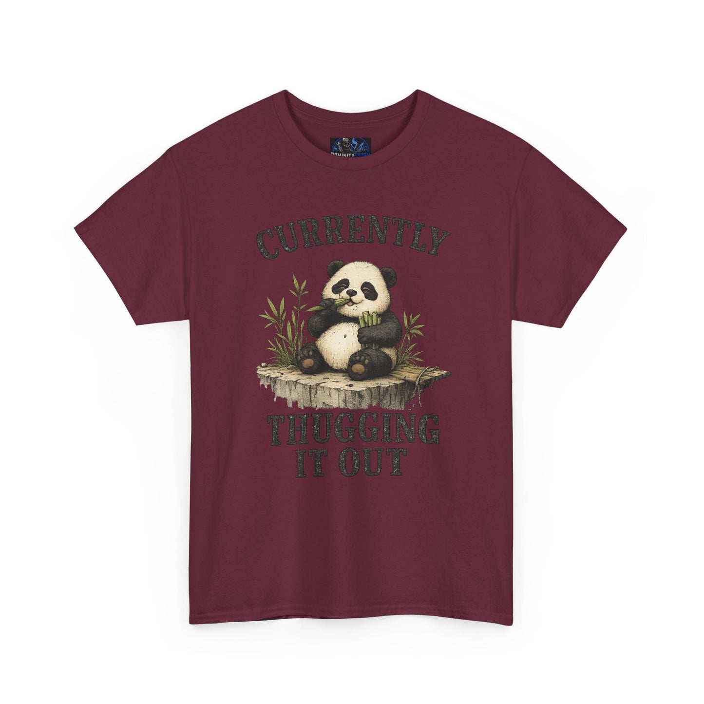 Panda "Currently Thugging It Out" T-Shirt