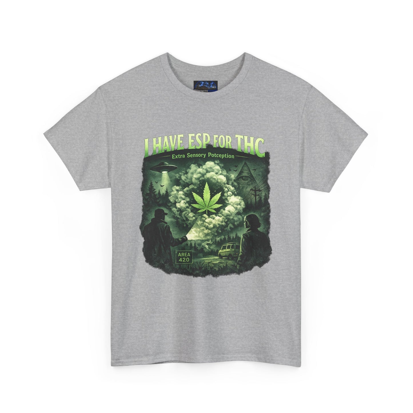 Cannabis Vintage Graphic Tee – "I Have Nothing" Green Leaf Retro Shirt