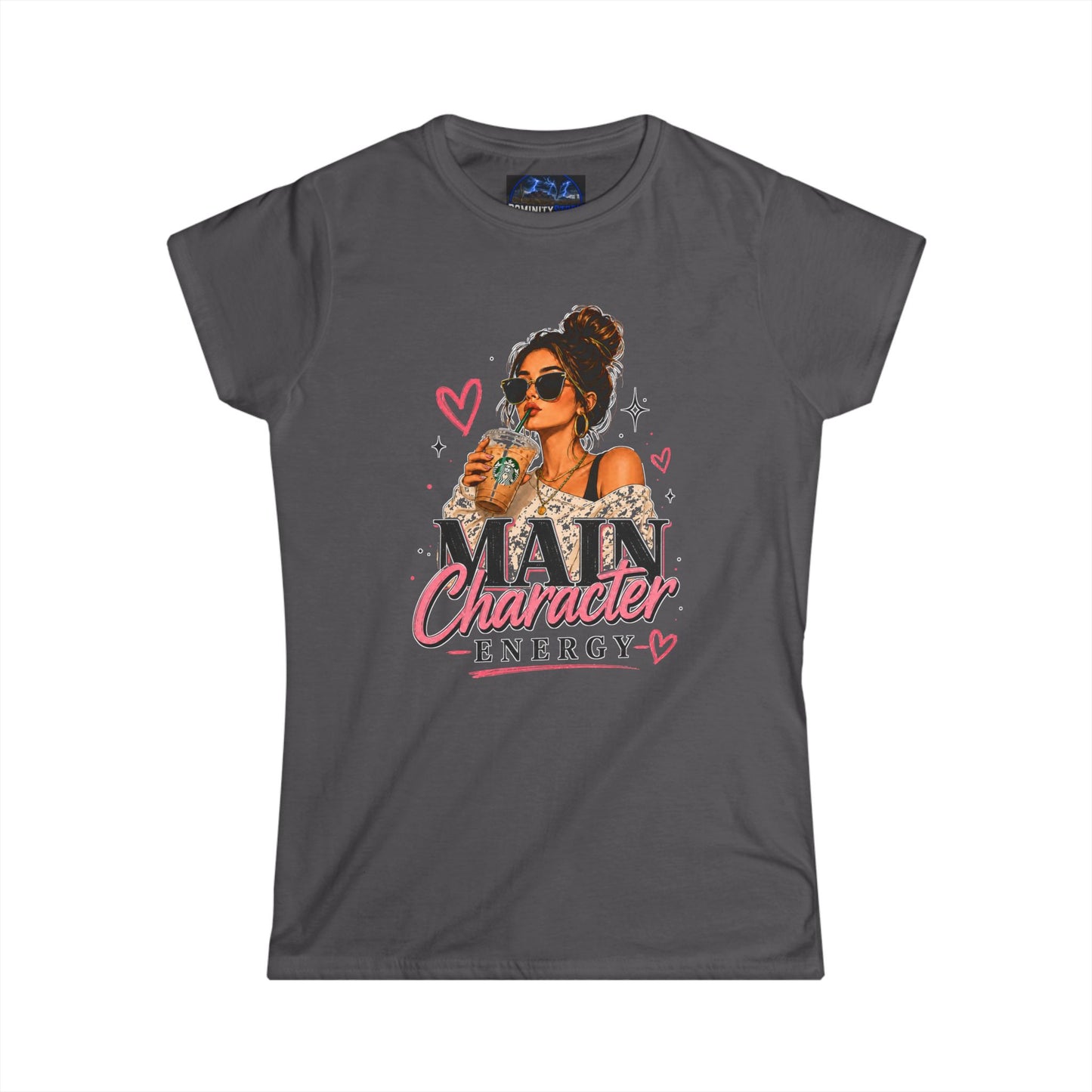 Graphic Main Character Energy Tee — Women's T-Shirt