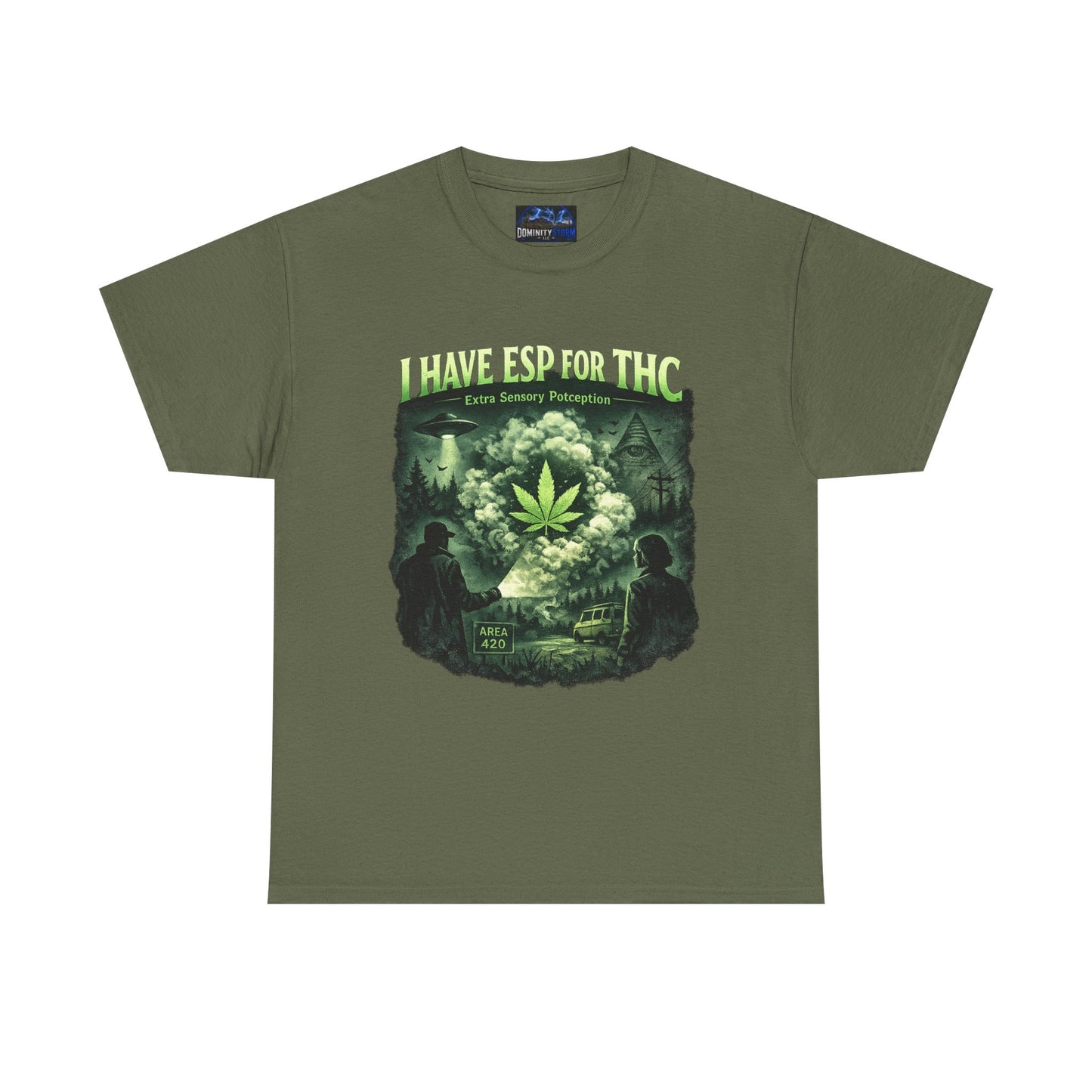 Cannabis Vintage Graphic Tee – "I Have Nothing" Green Leaf Retro Shirt