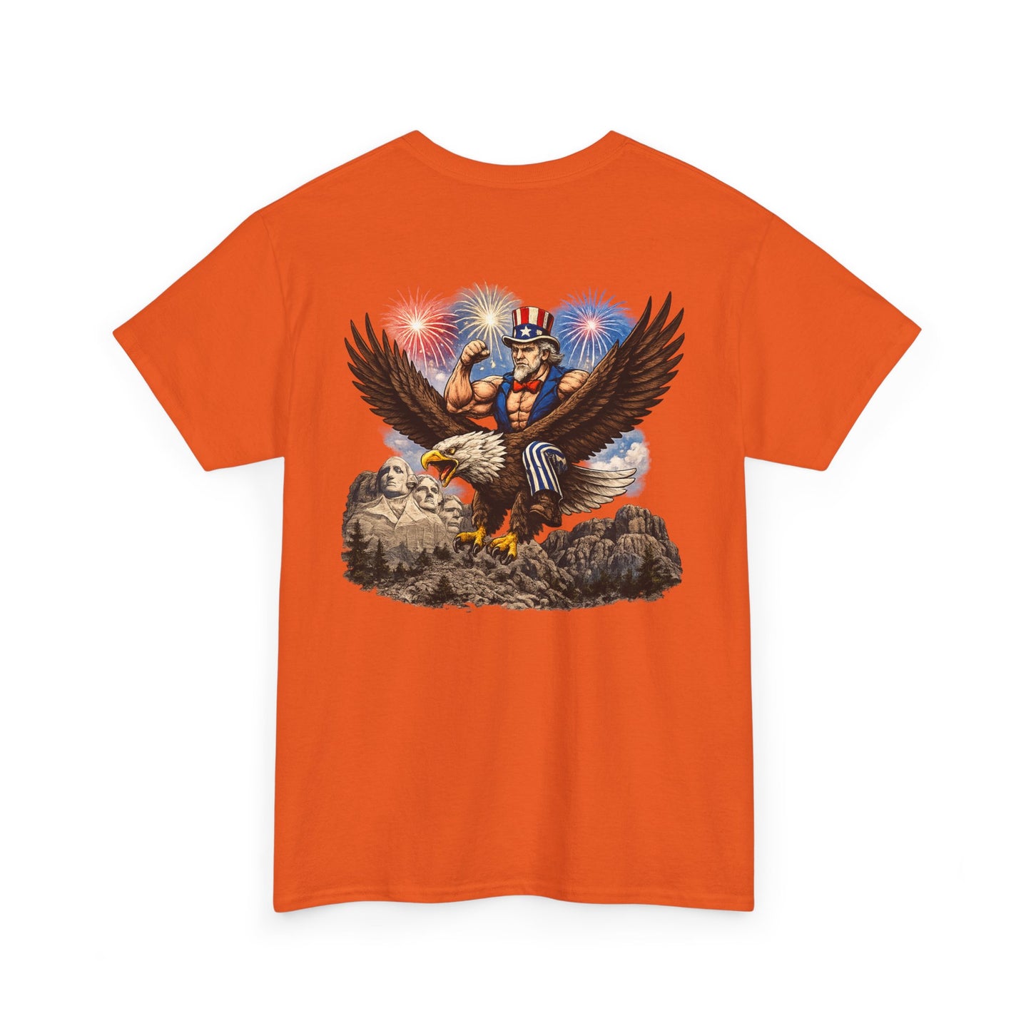 Patriotic Uncle Sam Eagle T-Shirt – 4th of July Fireworks Tee