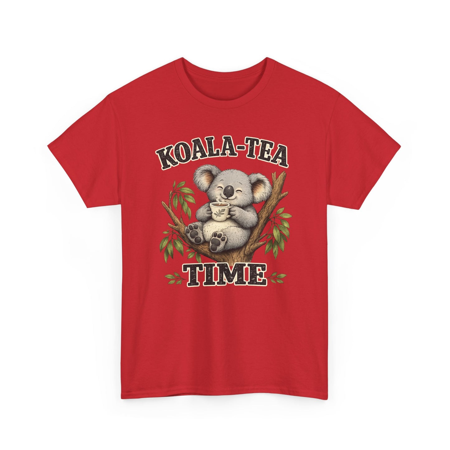 Koala-Tea Time T-Shirt — Cute Koala Tea Lovers Graphic Tee