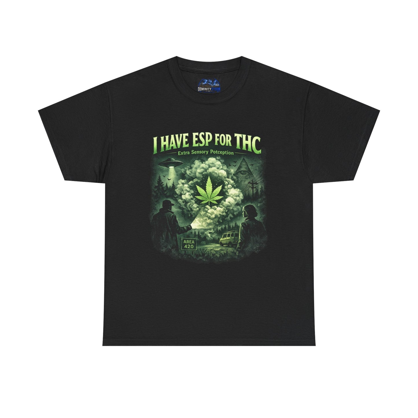 Cannabis Vintage Graphic Tee – "I Have Nothing" Green Leaf Retro Shirt