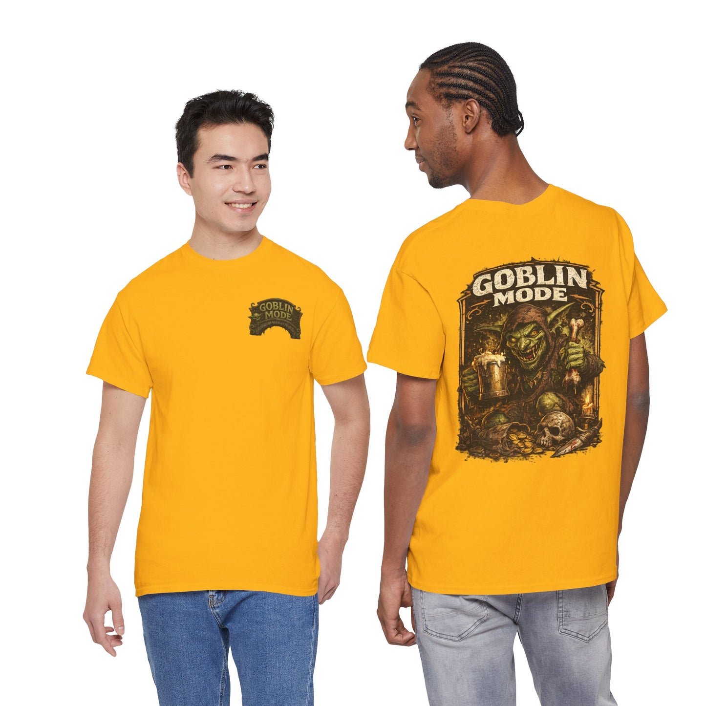 Goblin Mode Tee — Fantasy Goblin Skull Graphic T-Shirt