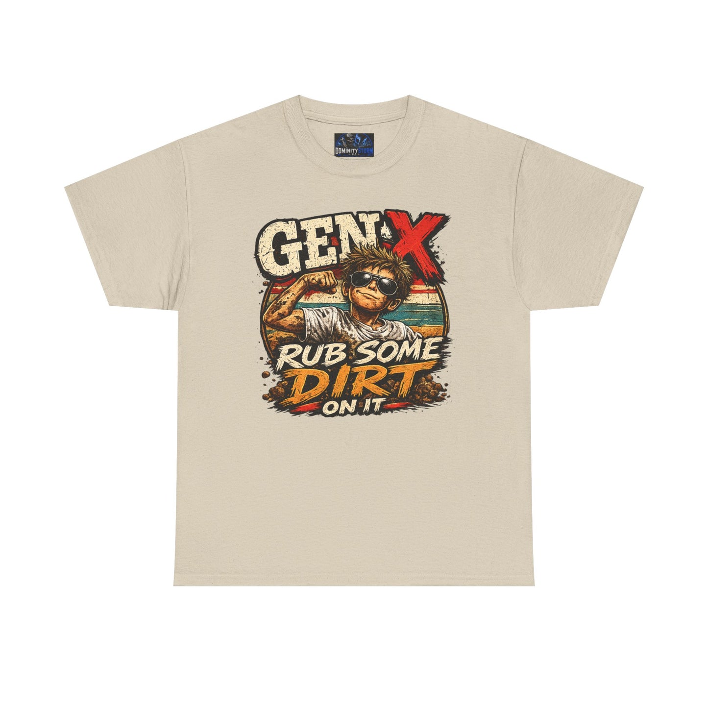 Gen X T-Shirt "Rub Some Dirt On It" — Funny Retro Mechanic Tee for Parents & DIYers