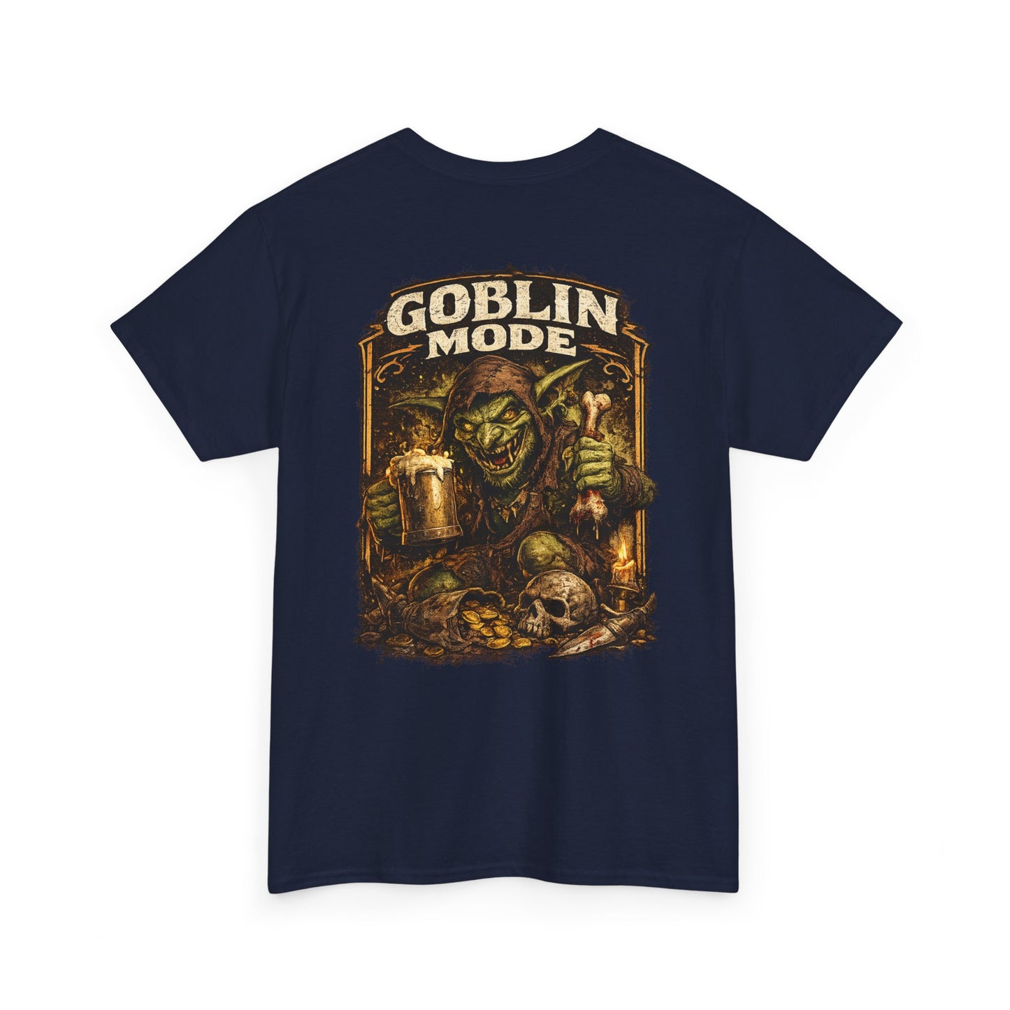 Goblin Mode Tee — Fantasy Goblin Skull Graphic T-Shirt