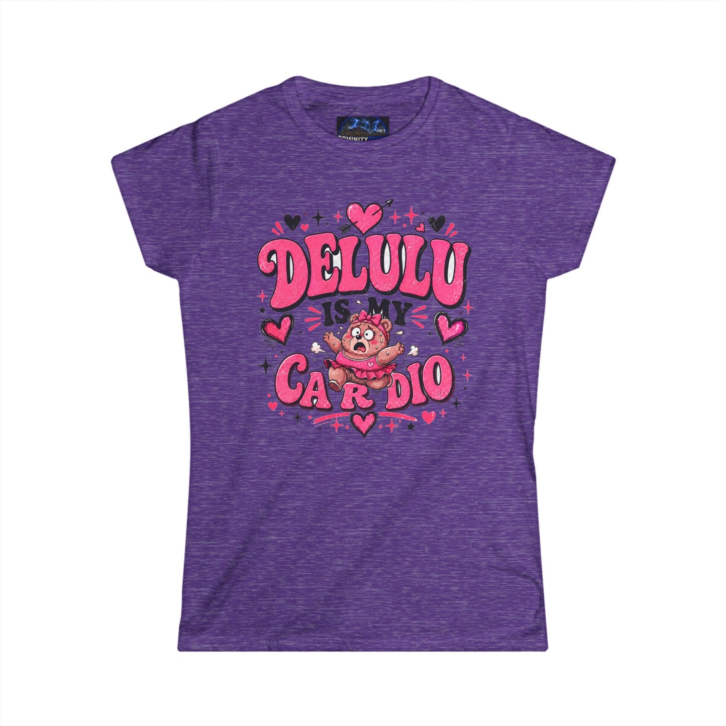 Graphic Women's Delulu Is My Cardio Soft Style Tee