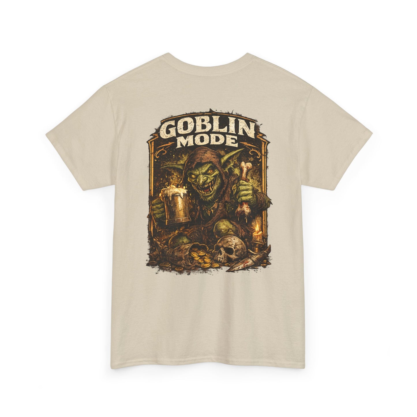 Goblin Mode Tee — Fantasy Goblin Skull Graphic T-Shirt