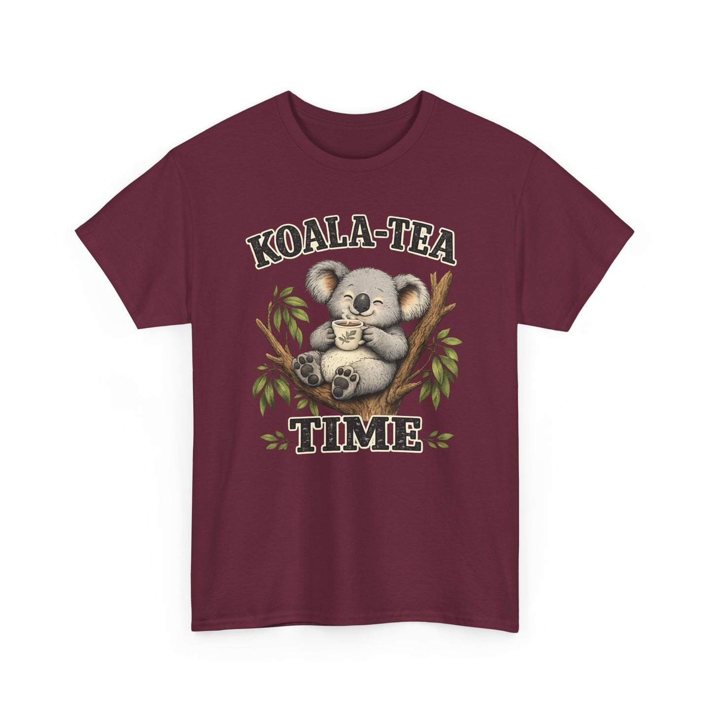 Koala-Tea Time T-Shirt — Cute Koala Tea Lovers Graphic Tee