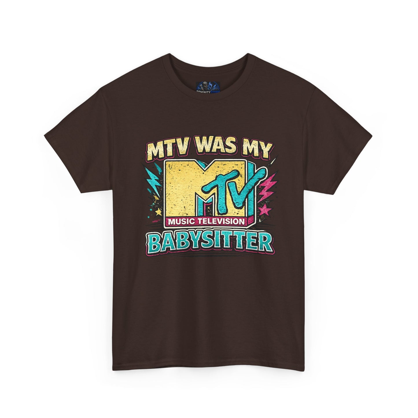 T‑Shirt — "MTV Was My Babysitter" Retro TV Music Logo Tee