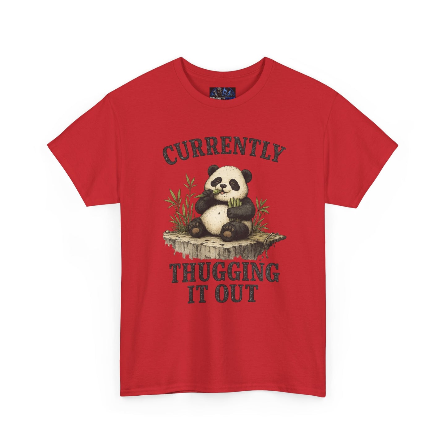 Panda "Currently Thugging It Out" T-Shirt