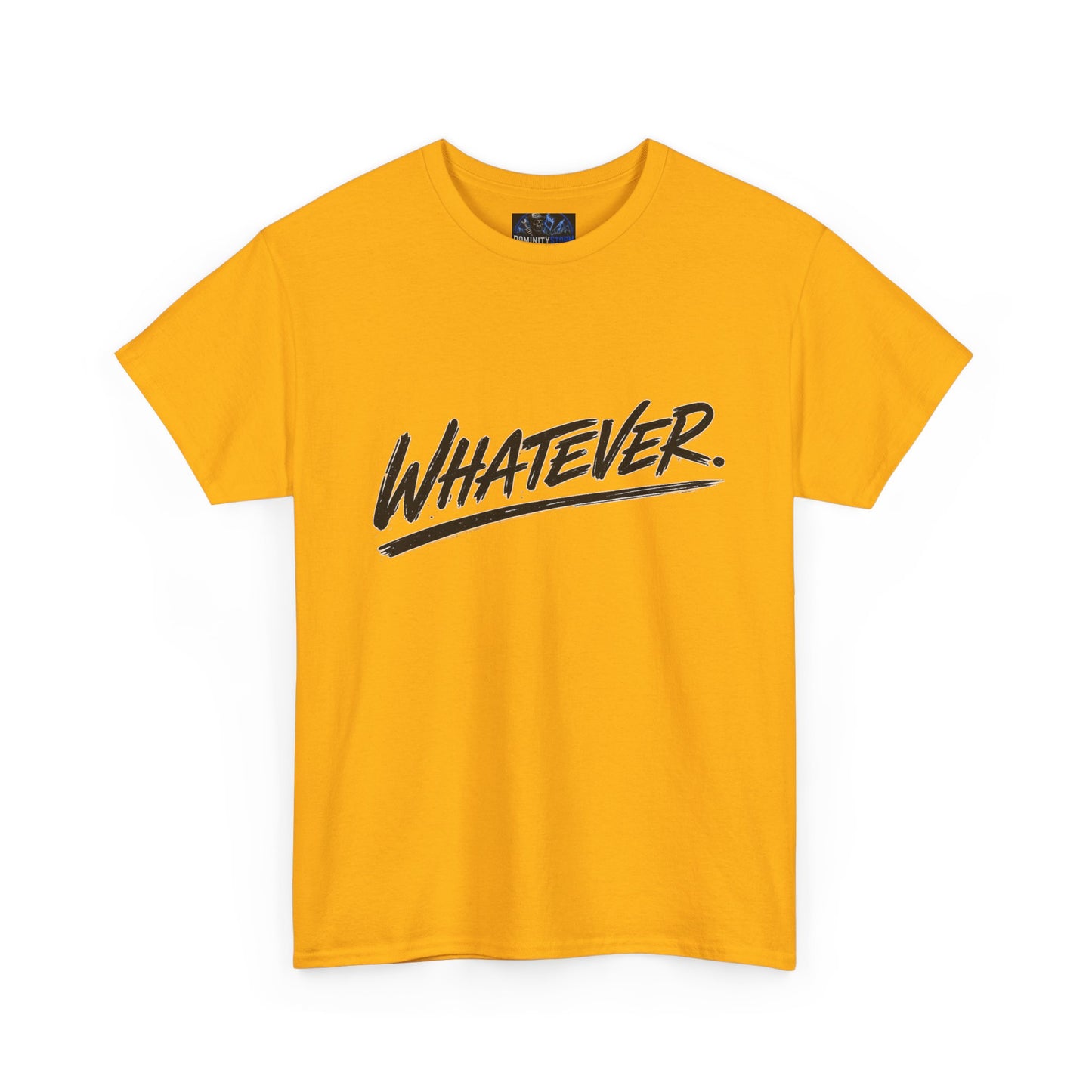 Whatever Graphic Tee — Casual Script Attitude T-Shirt