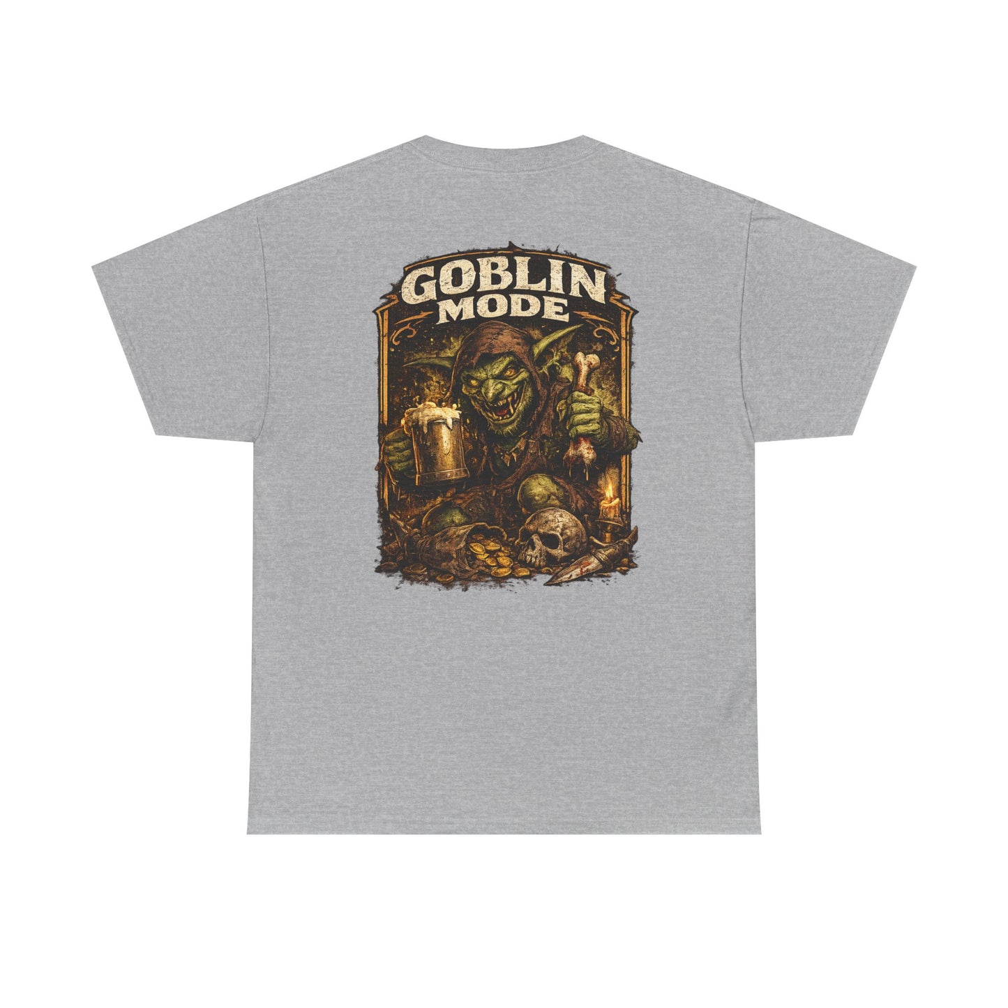 Goblin Mode Tee — Fantasy Goblin Skull Graphic T-Shirt