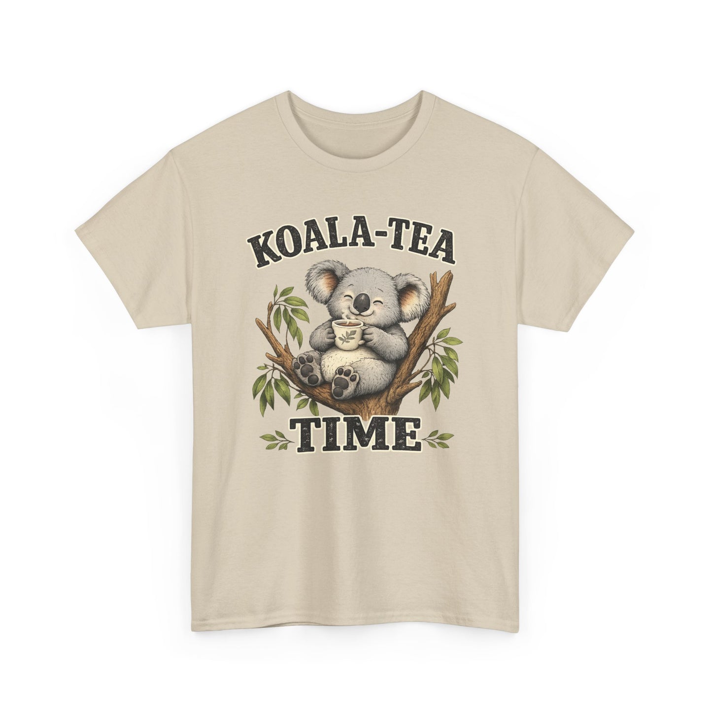 Koala-Tea Time T-Shirt — Cute Koala Tea Lovers Graphic Tee