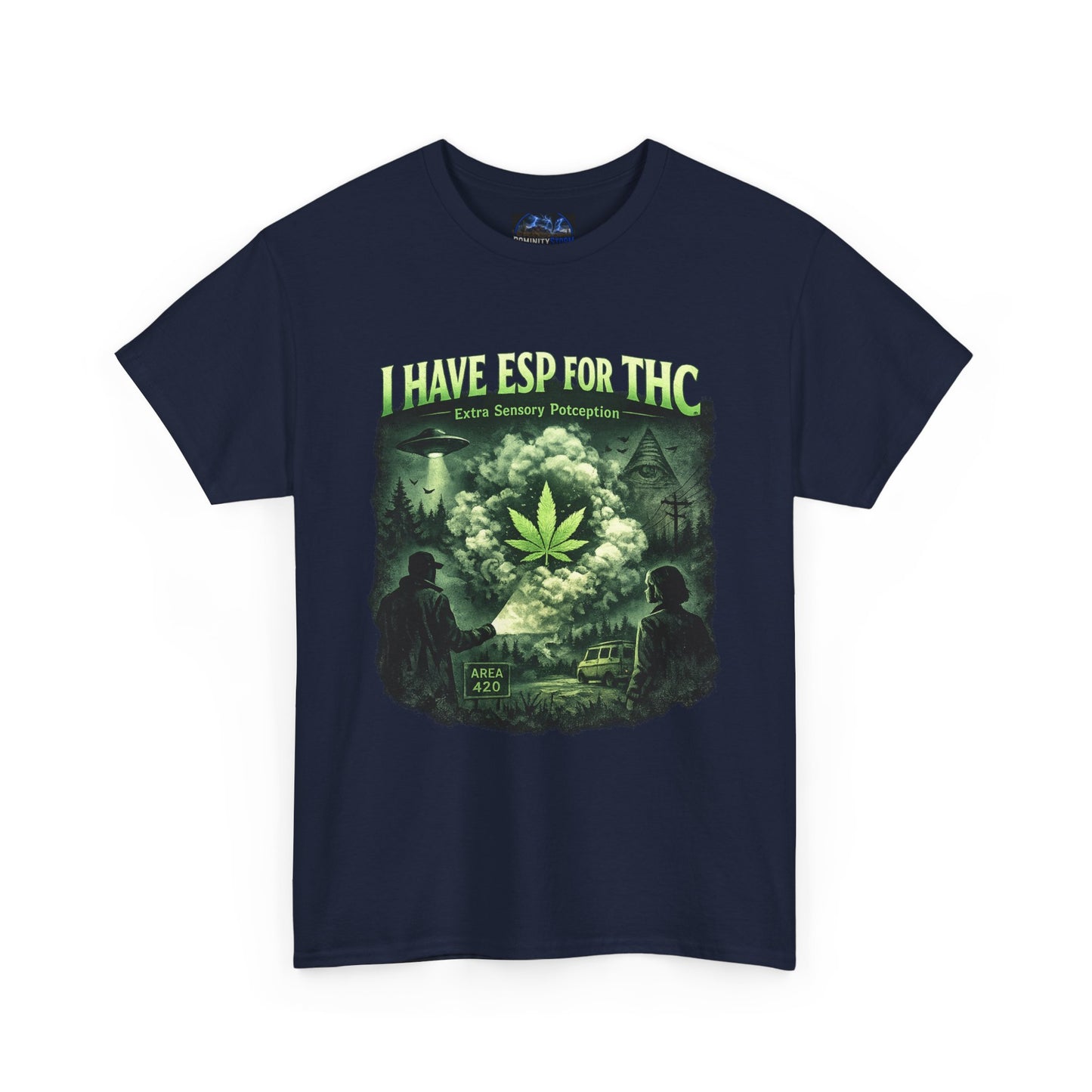 Cannabis Vintage Graphic Tee – "I Have Nothing" Green Leaf Retro Shirt