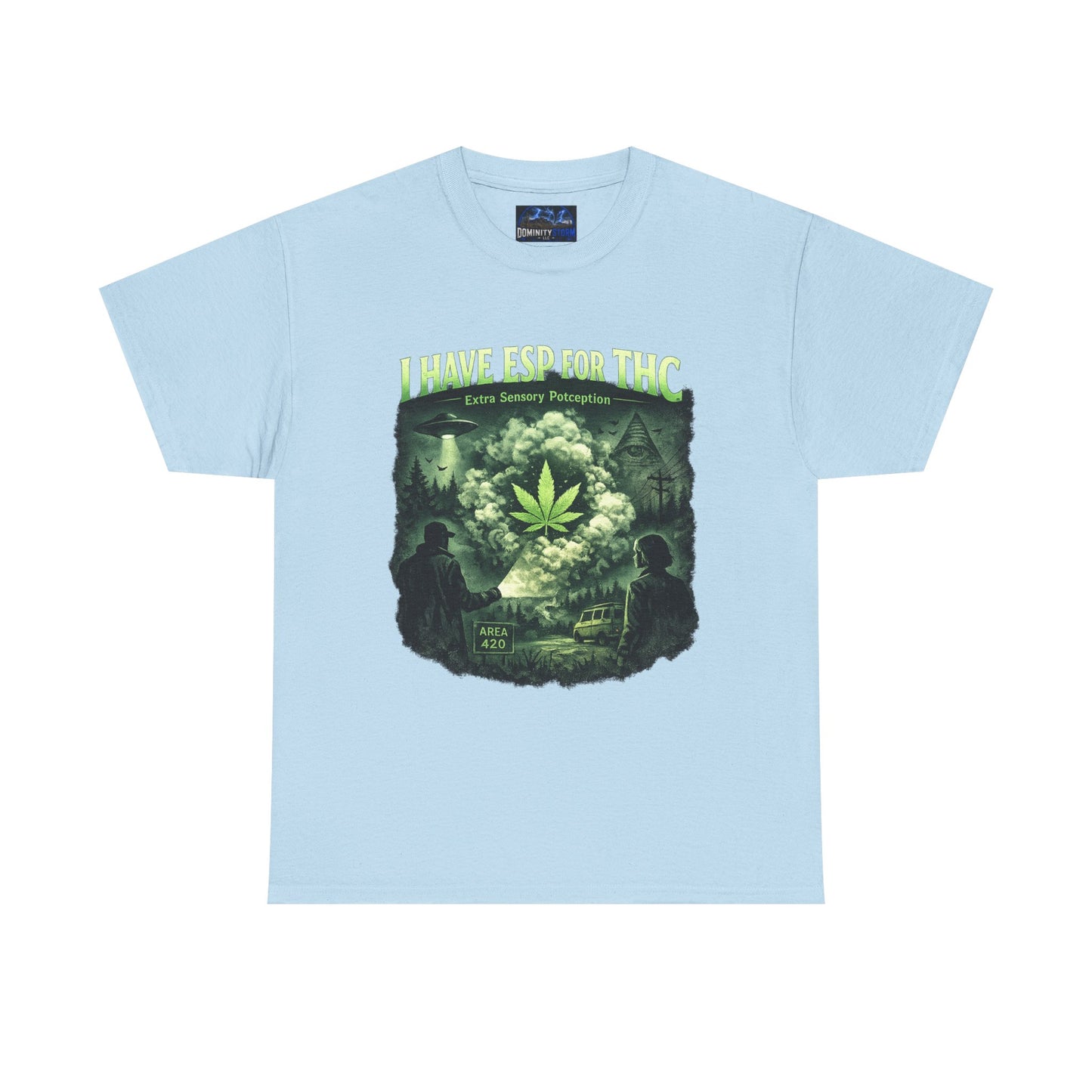 Cannabis Vintage Graphic Tee – "I Have Nothing" Green Leaf Retro Shirt
